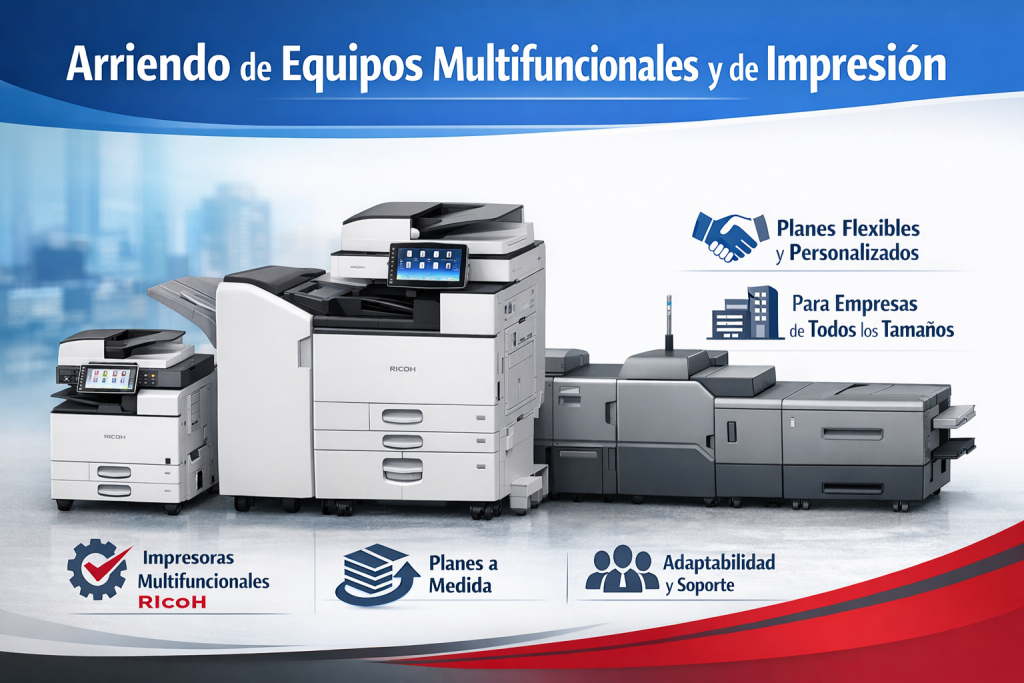 arriendo de equipos multifuncionales ricoh